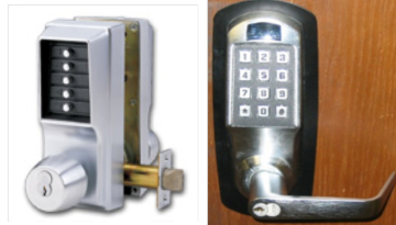 Commercial Electric Push Button Locks